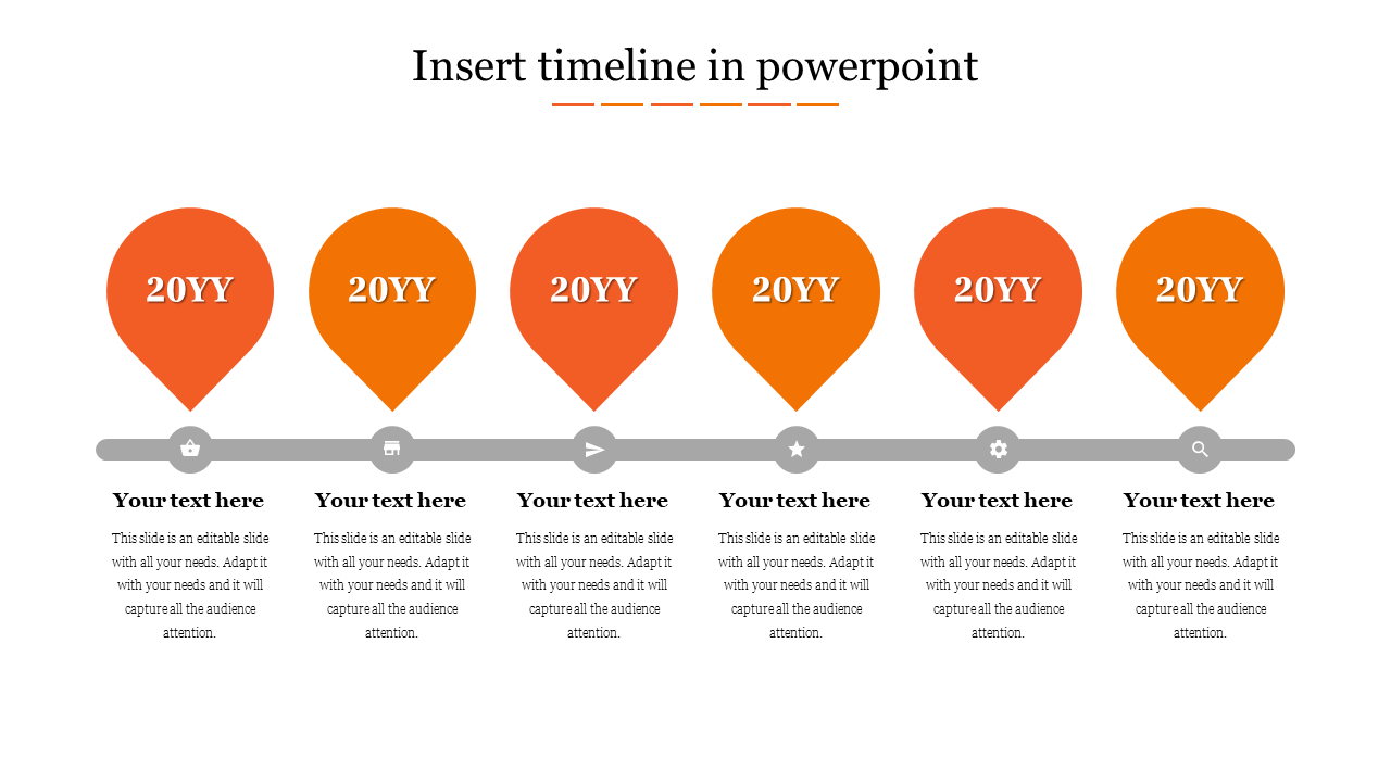 Free - Stunning Insert Timeline in PowerPoint Presentation